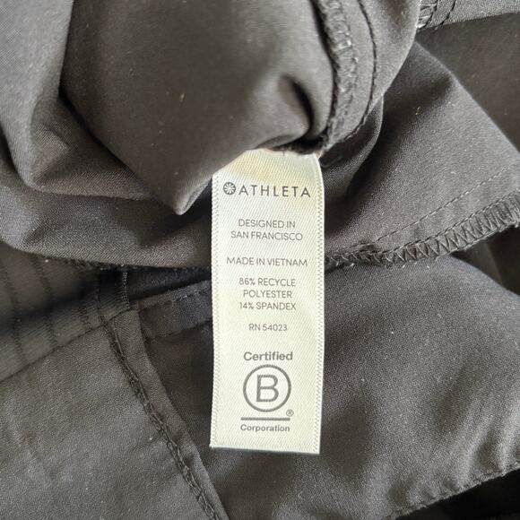 Athleta Black Tribeca Wide Leg Cropped Pant 10 - Picture 8 of 12